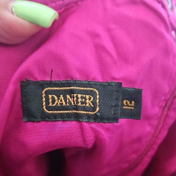 Danier Vintage Pink Pencil Skirt Knee-Length Cocktail - Picture 2 of 16